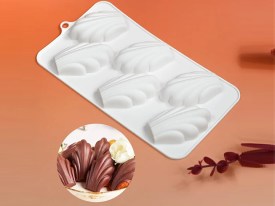 Molde silicona 6 galletitas Vieiras